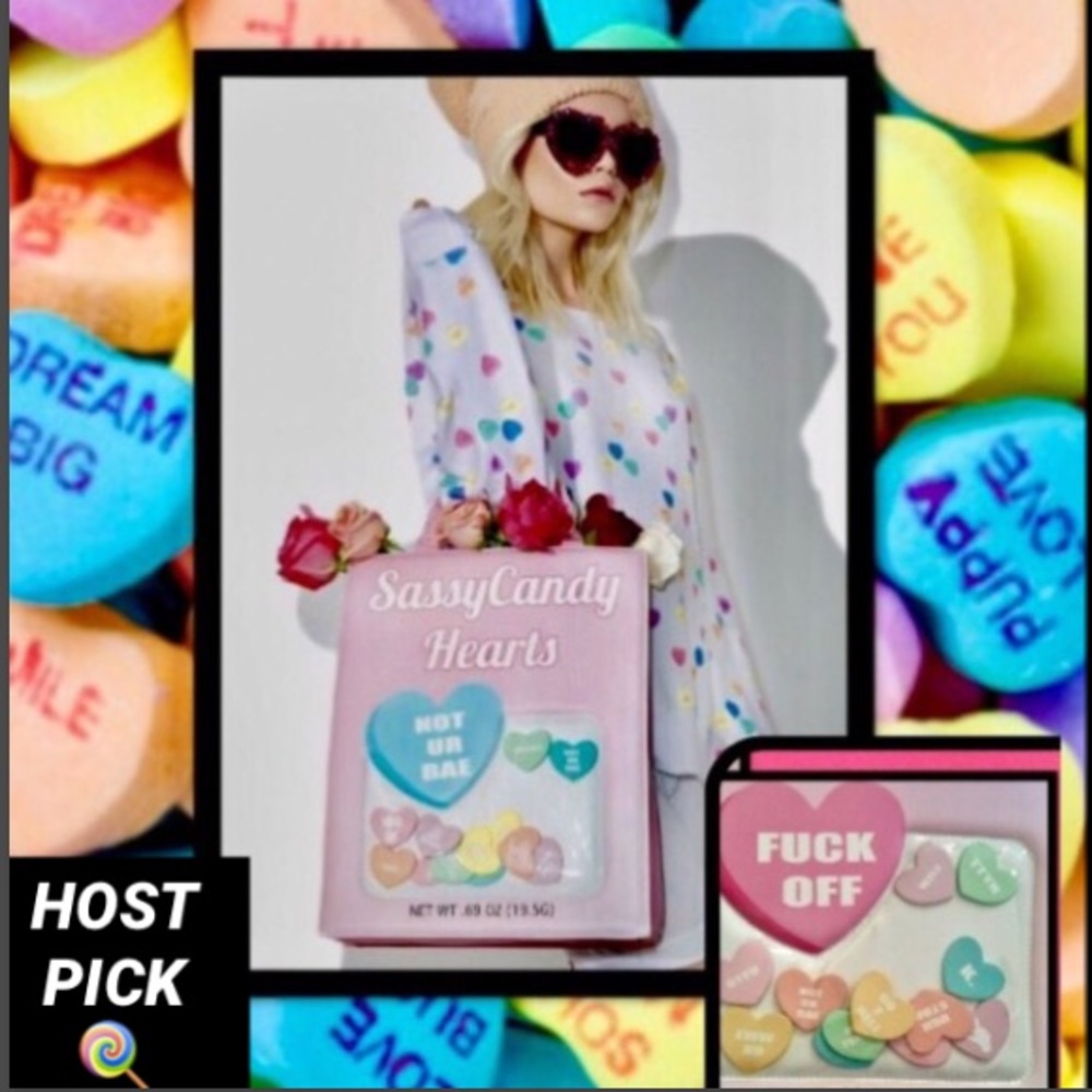 HEARTBREAKER•F%CK OFF•TOTE PINK CANDY•GRAPHIC - Picture 4 of 8